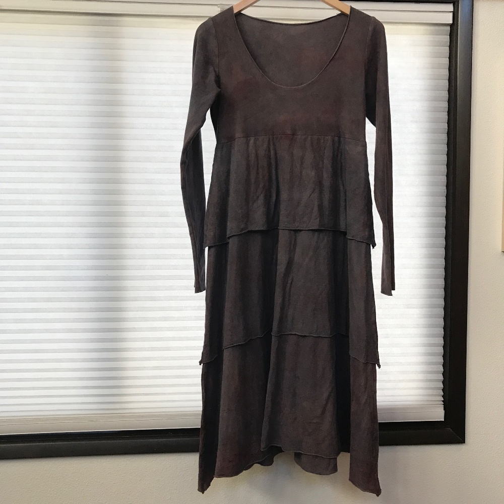 Gaia Conceptions Radha Eclipse Fountain Below the Knee Dress